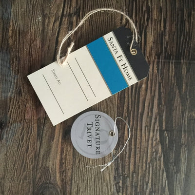 Tag With Metal Eyelets