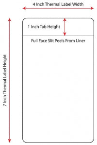 4 Inch X 7 Inch Thermal Transfer and Direct Thermal Labels